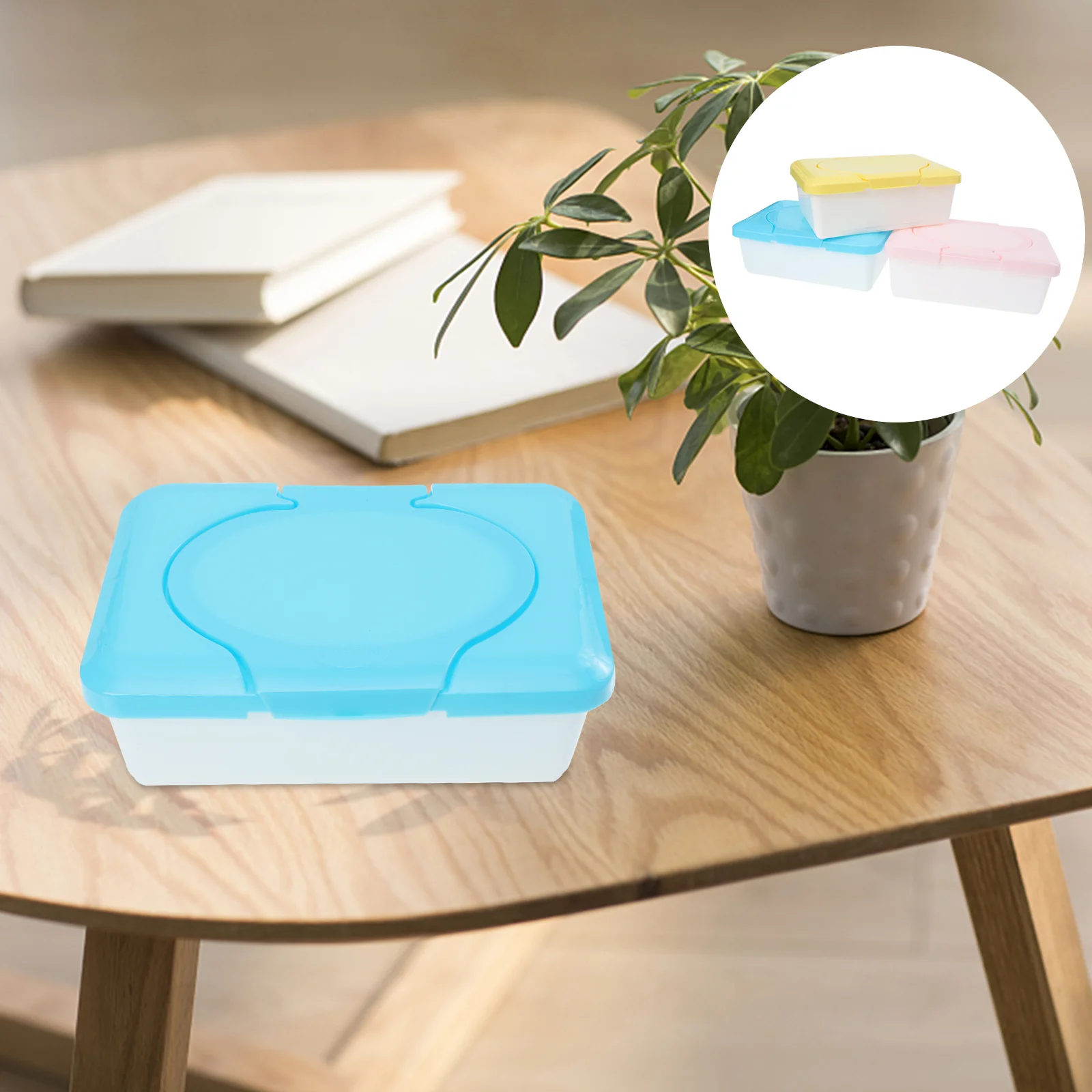 

3pcs Portable Wet Wipes Boxes Refillable Infant Wipe Dispensers Wipes Holders