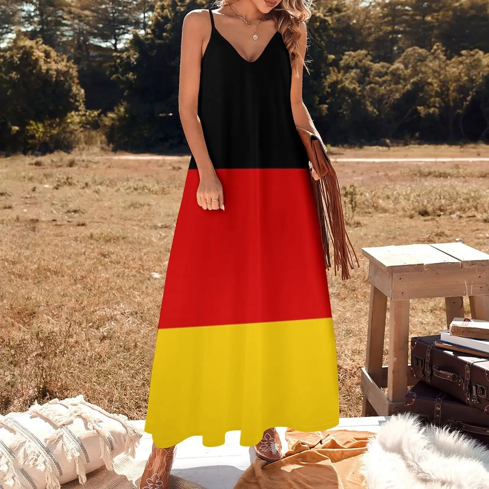 Германия Weltmeistembali Fahne пододеяльник- Deutschland Flagannuannudecke Платье без рукавов