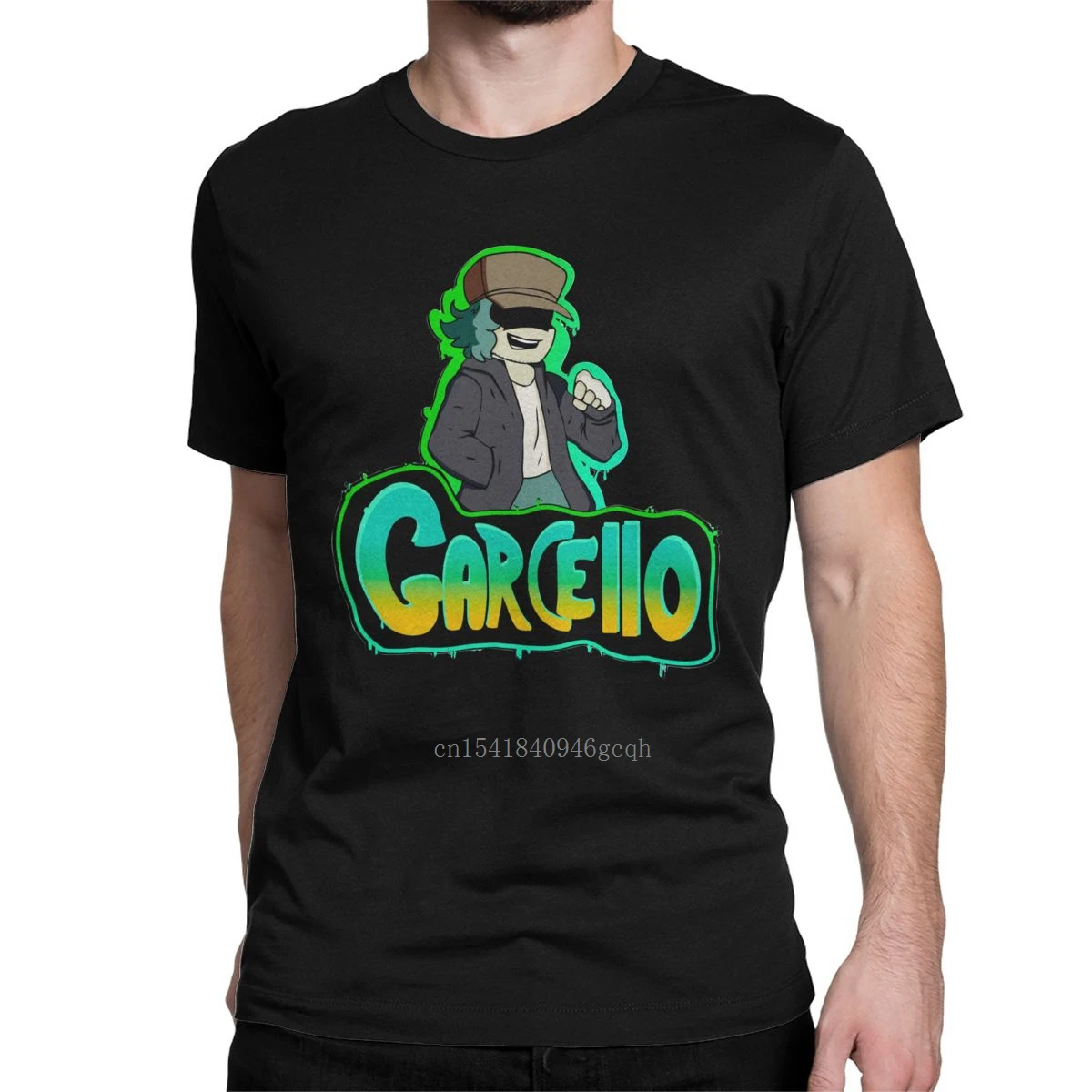 

Garcello Fnf Mod Character Graffiti Friday Night Funkin T Shirts for Men 100% Cotton T-Shirt Anime Tee Shirt Tops Gift Idea