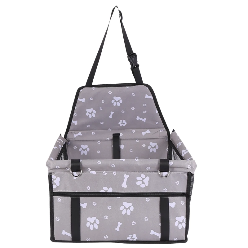 

Dog Car Seat Upgrade Deluxe Portable Pet Dog Booster Car Seat With Clip-On Safety Leash And Dog Blanket,Perfect For Small And Me