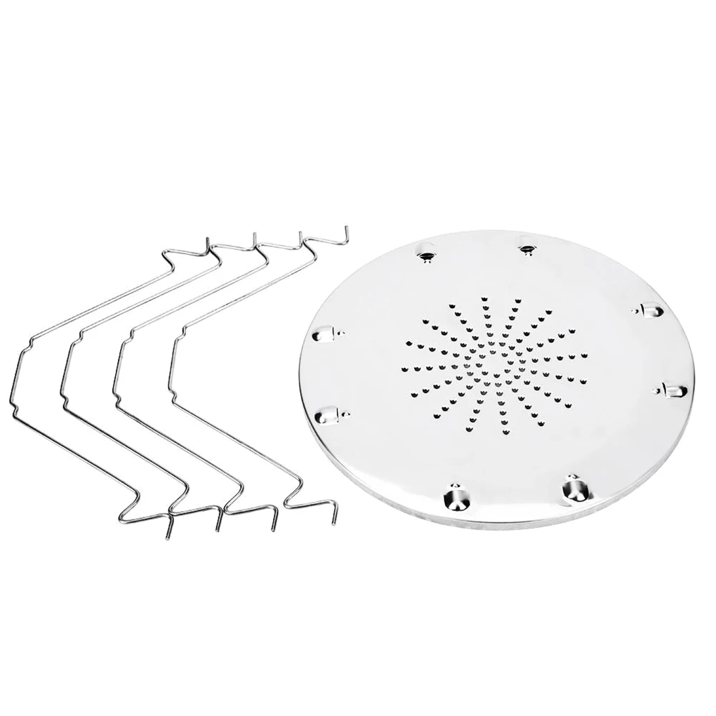 

4 Slices Bread Toast Folding Tray Camping Stoves Cooker BBQ Camping Toaster Rack Outdoor Cooking Tool