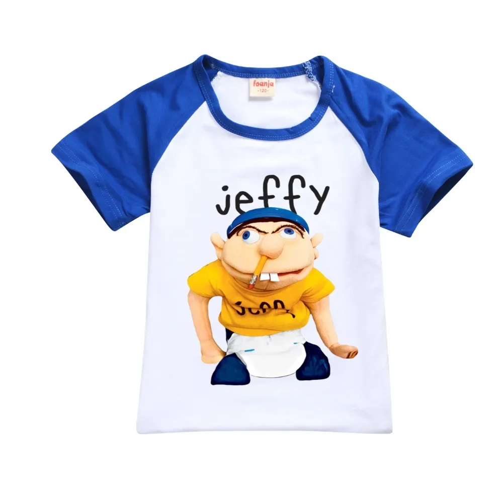 Детская молодежная футболка с рисунком аниме JEFFY детская короткими рукавами
