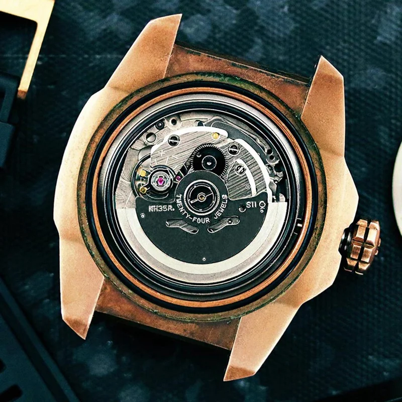 Механизм часов NH38/NH38A + стальной стержень рычаг сцепления высокоточный