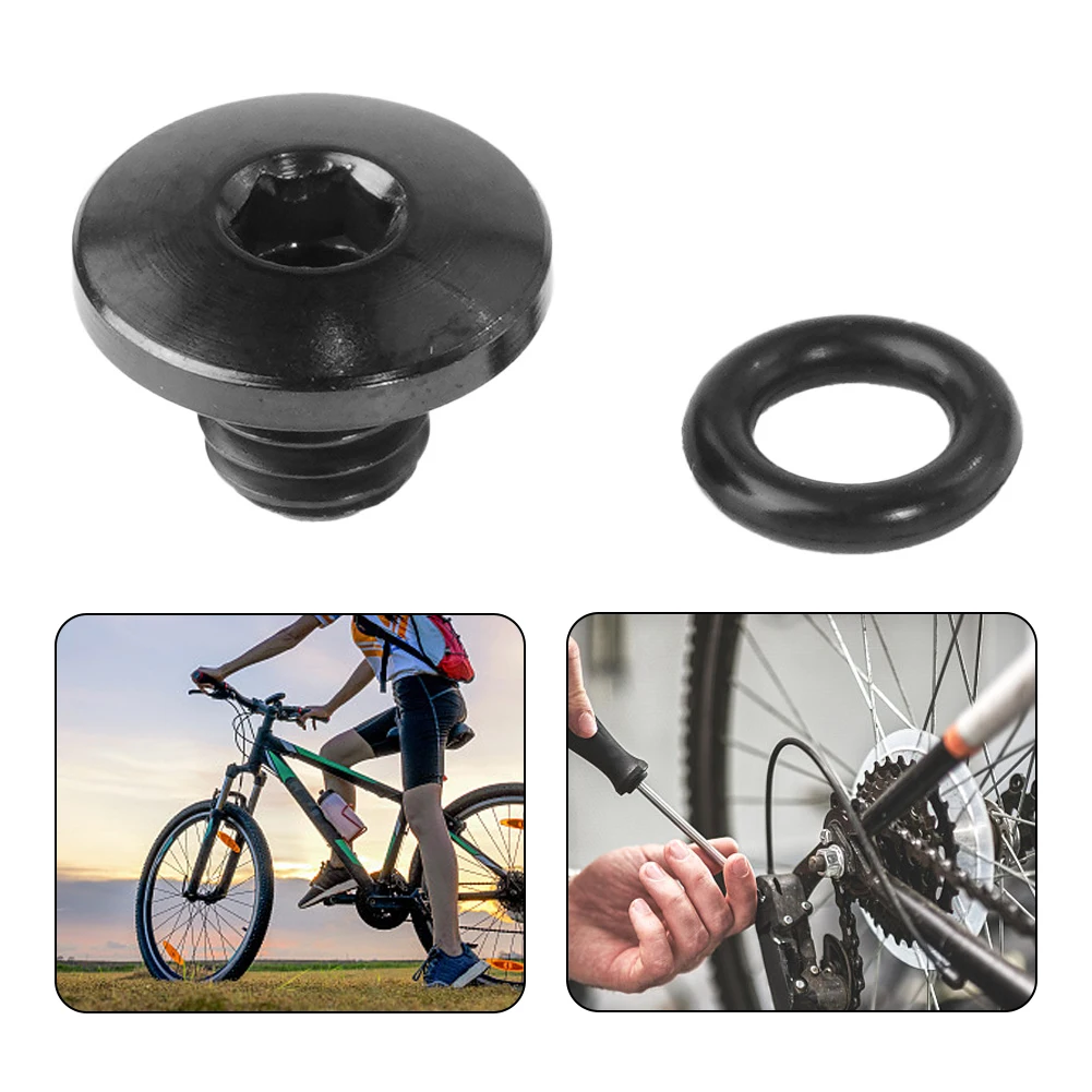 

1 Set Bicycle Bleed Titanium Screw & O-Ring For-Shimano XT/SLX Zee Deore & LX M5 Titanium Bicycle Hydraulic Disc Brake Screw