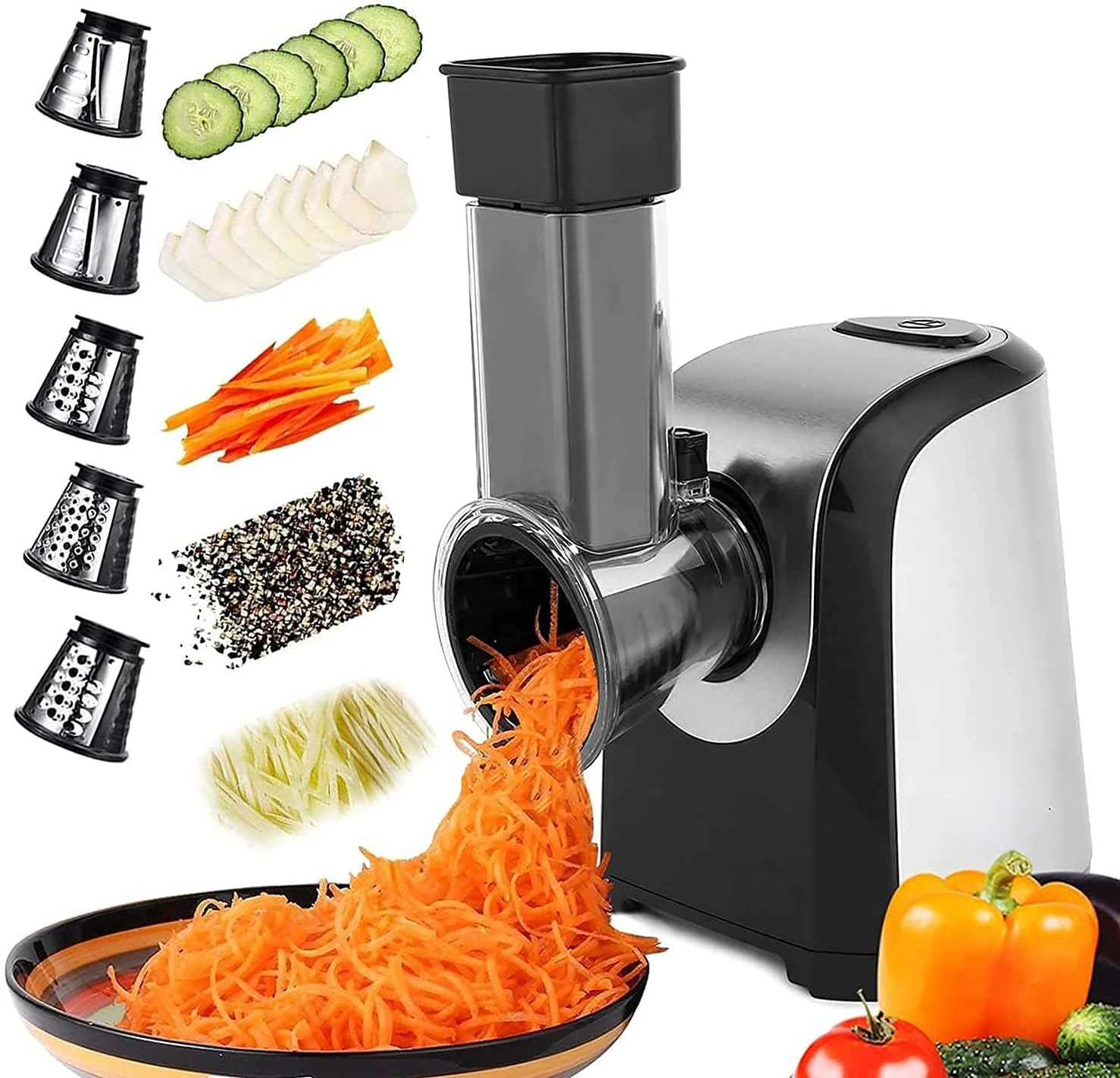 

Graters Professional Salad Maker, Slicer Shredder Graters for Kitchen, Gratersr/Chopper/Salad , Salad machine for Vegetables Ca