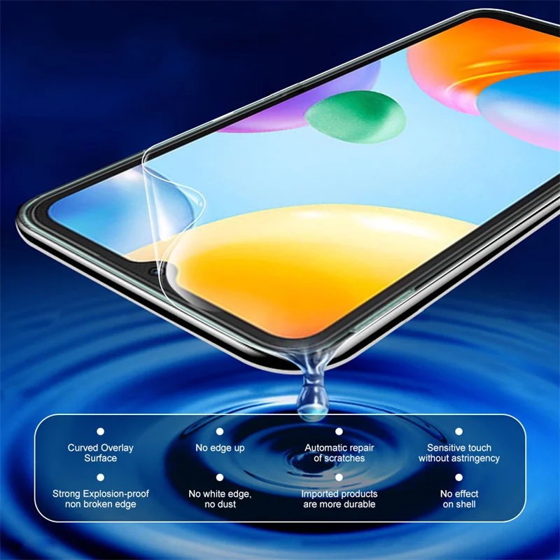 гидрогель Redmi10C Гидрогелевая пленка для Xiaomi 10C Redmi 9C NFC Защитная экрана Hydrogel Film 10A 9A