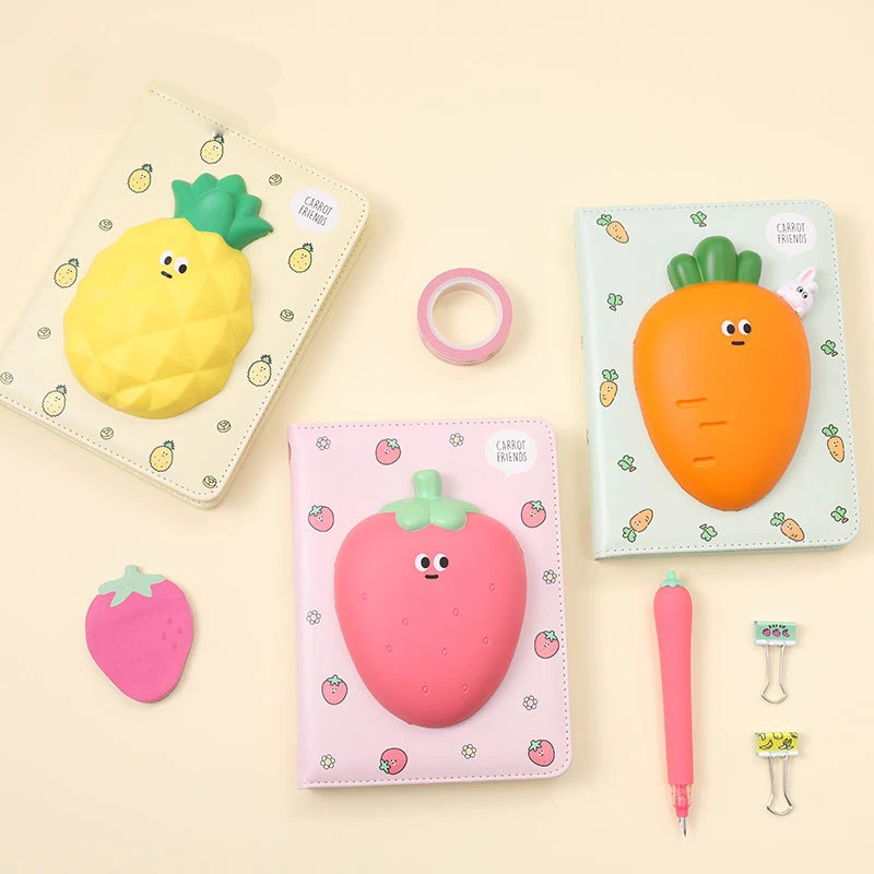 

127x75mm Creative Pressure Release 3D Portable Notebook Student Office Stationery School Supplies Children Gifts-40