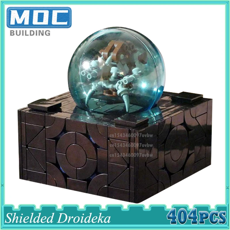 Кинотеатр Seris Space Battle Droids, разрушитель, экранированные строительные блоки Droideka, блоки для сборки, Набор для творчества, игрушки, подарок на Рождество