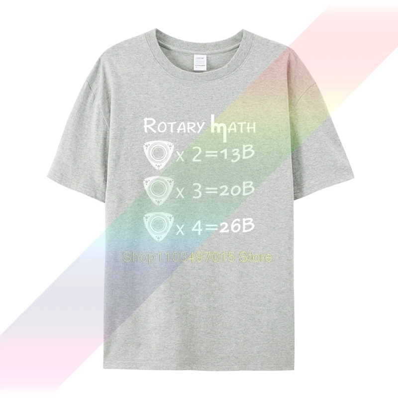 Футболка с ротационной математикой для Mazda Rx7 Wankel Engine 13B Rx8 футболка мальчиков и