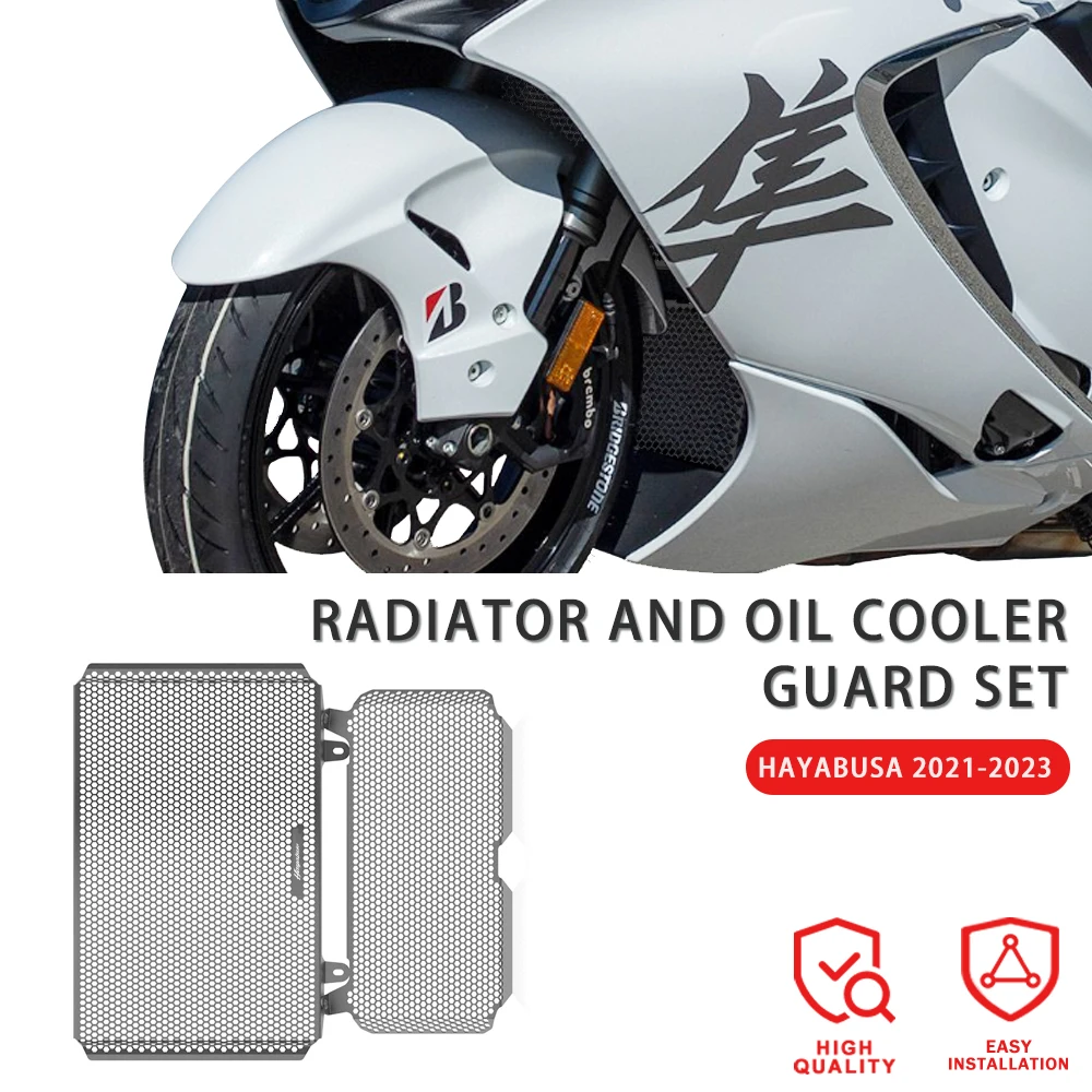 

GSX 1300R Motorcycle Radiator And Oil Cooler Guard Set FOR Suzuki GSX1300R Hayabusa 1999-2007 2008-2020 2021 2022 2023