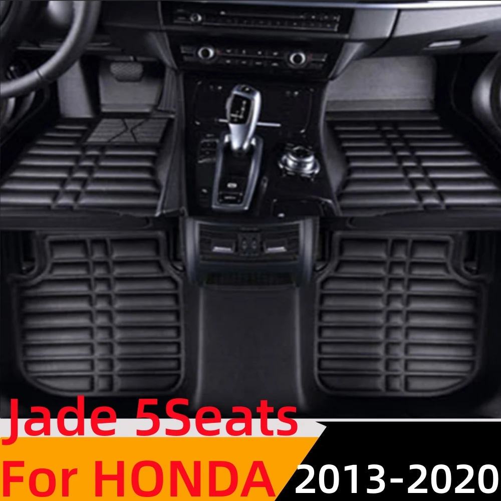

Водонепроницаемый автомобильный коврик Sinjayer 3D под заказ, коврики для переднего и заднего пола, коврик для стайлинга автомобиля, коврик для Honda Jade на 5 мест 2013-2020