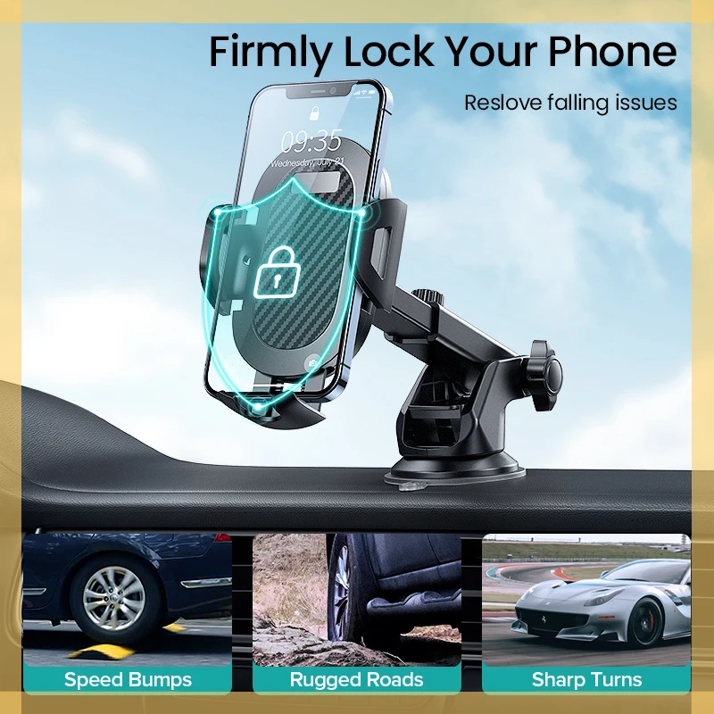 

INIU Sucker Car Phone Holder Mount Stand GPS Telefon Mobile Cell Support For iPhone 13 12 11 Pro Max X 7 8