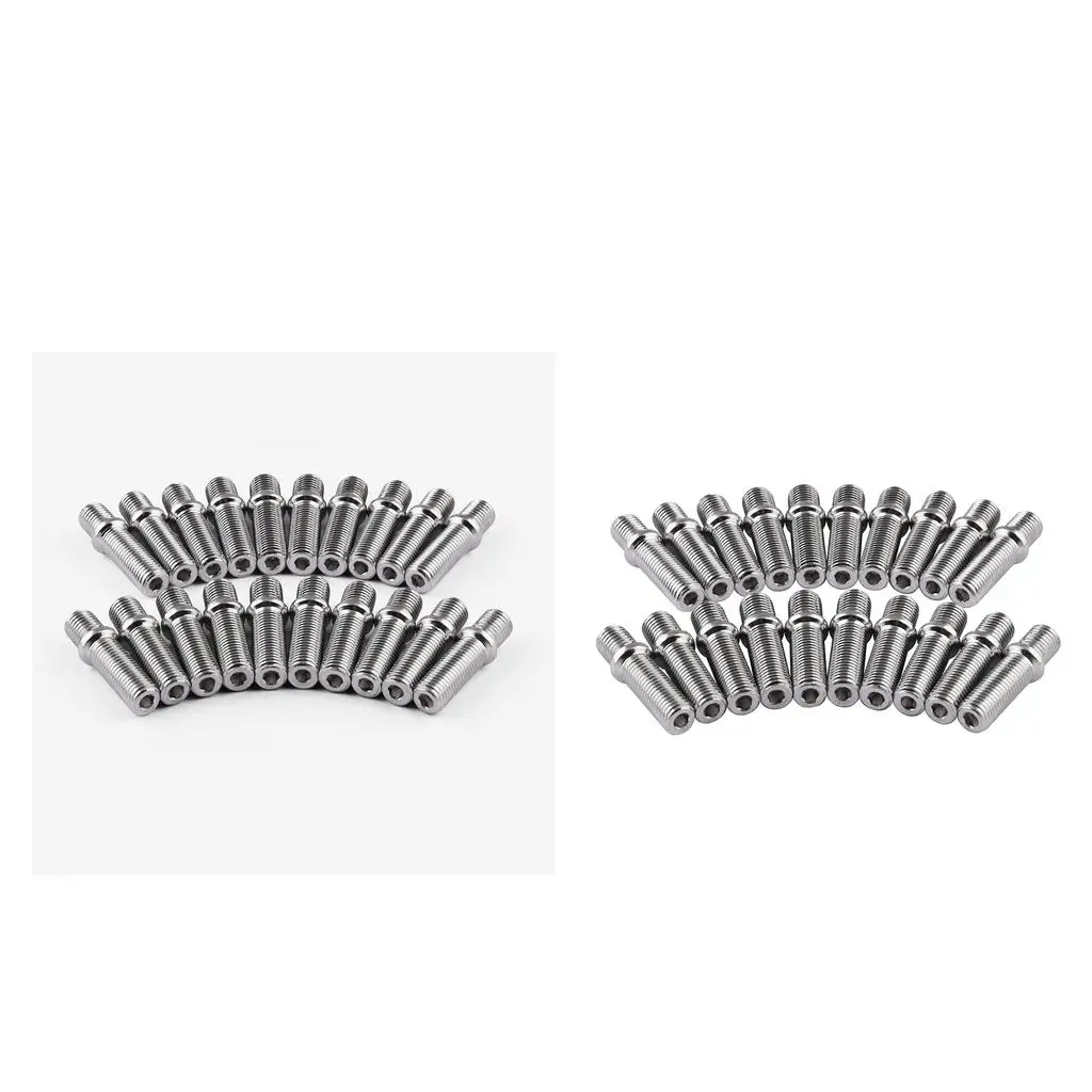 

40 шт., удлиненные резьбовые адаптеры для колес M12 * 1,5-M12*5 см