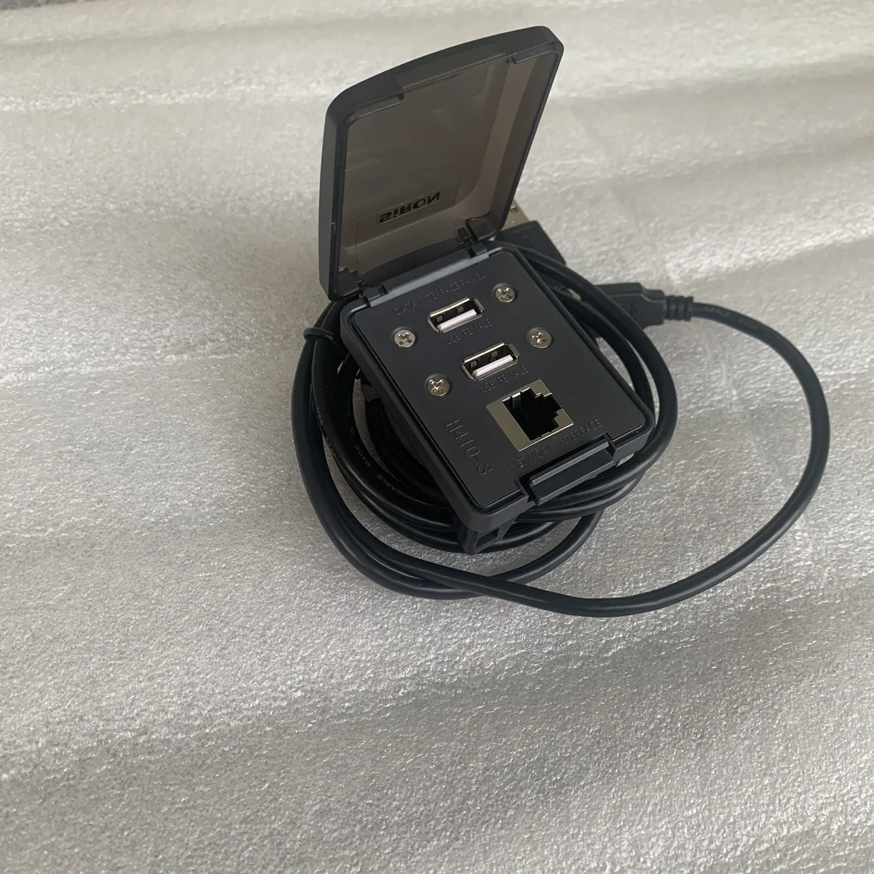 Две розетки usb для панели розетка шкафа электрическая коробка