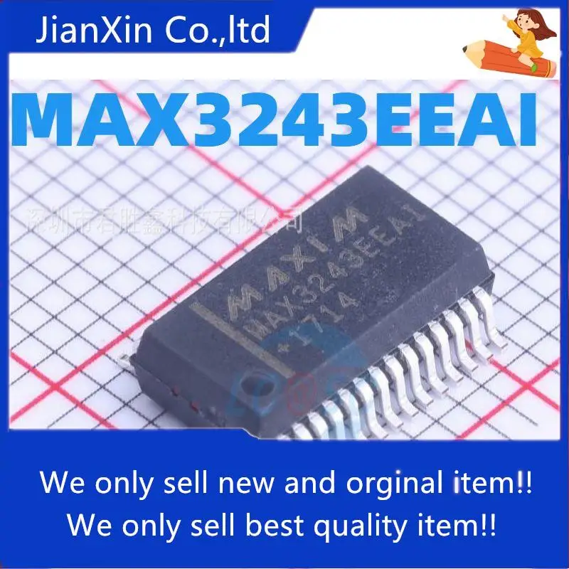 

10 шт., 100% оригинальный новый MAX3243ECAI/MAX3243EEAI + T MAX3243 SSOP-28