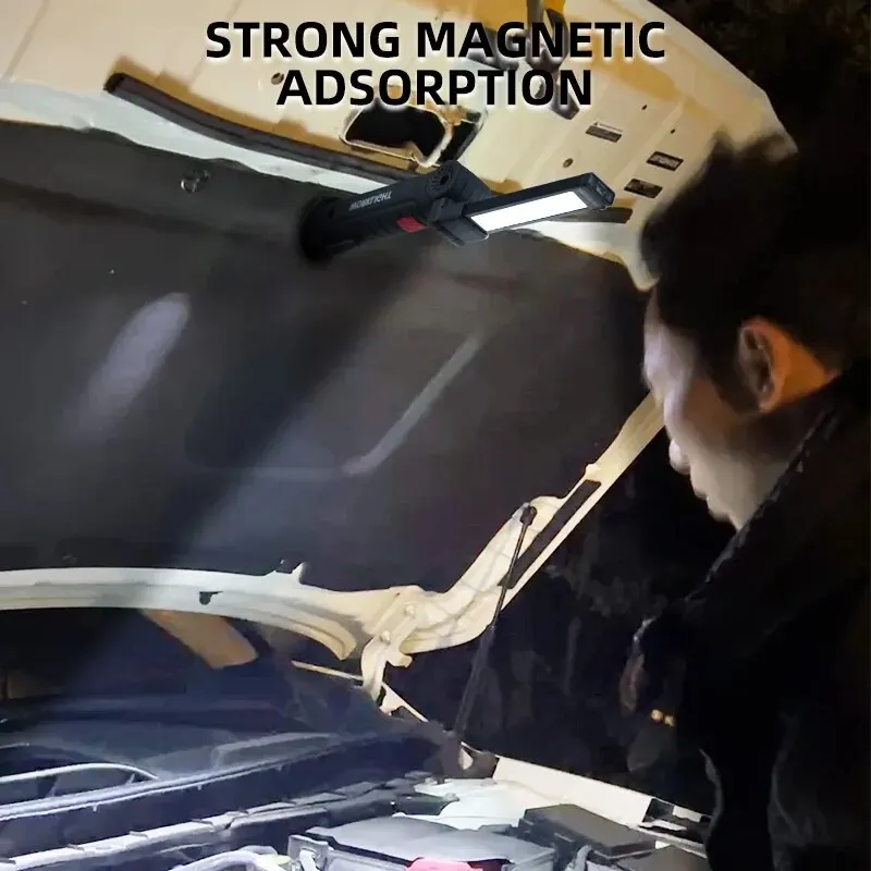 Перезаряжаемый USB-фонарик Для Кемпинга С Магнитным Основанием И Крючком