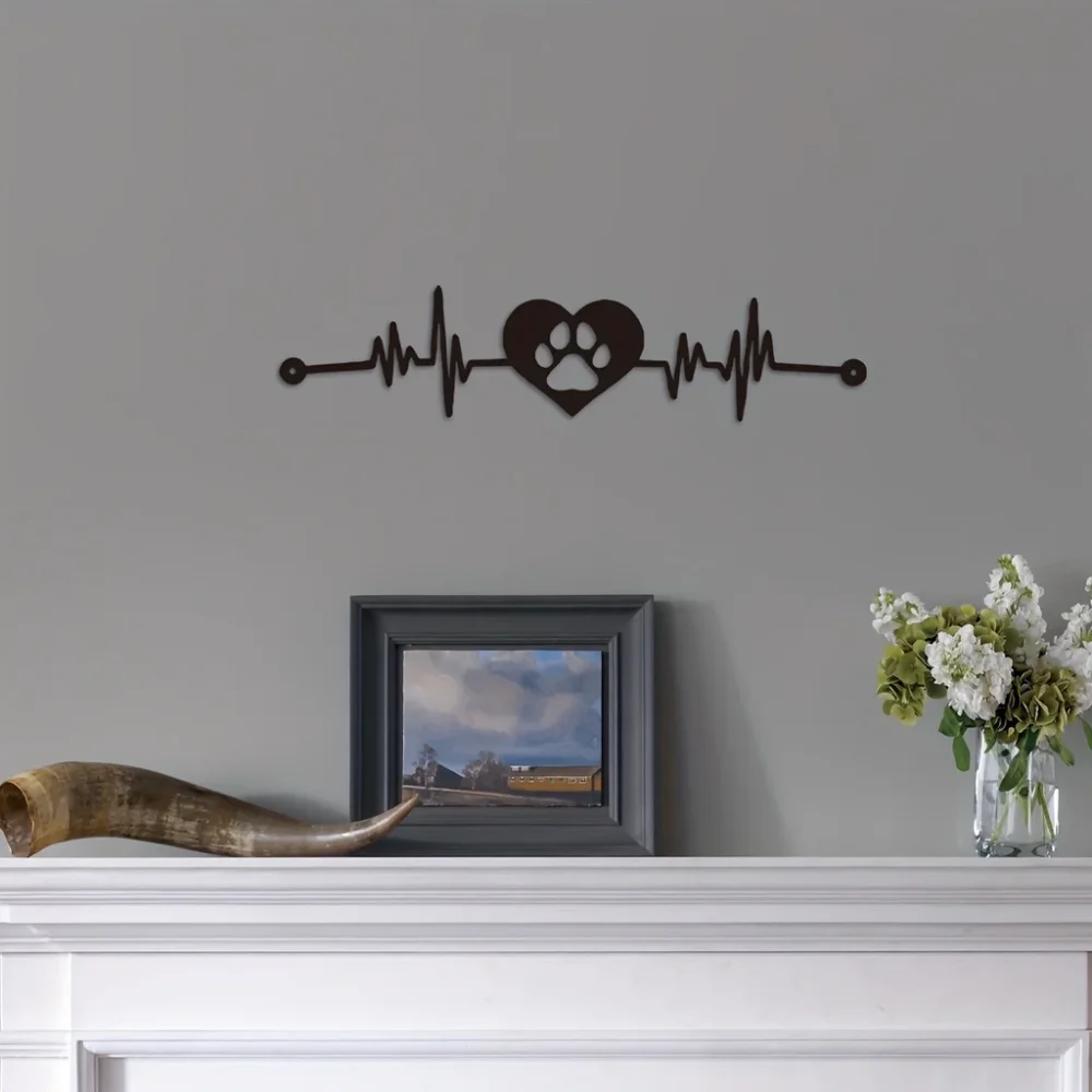 Металлический Знак Любителя Животных Настенный Декор Уникальная Скульптура Для