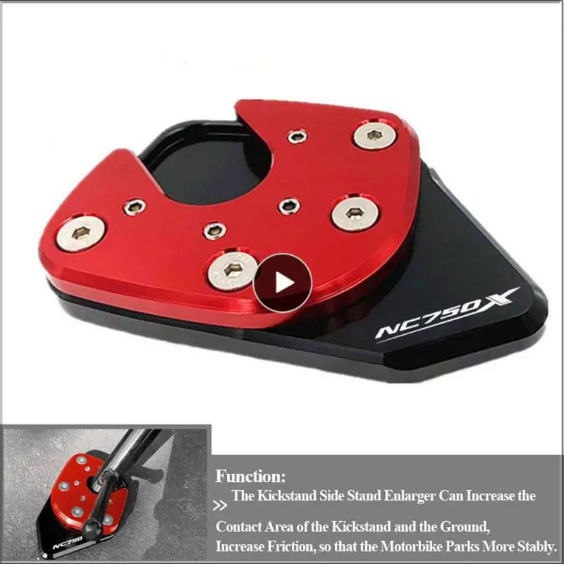

Side Stand Pad Motorcycle Cnc Foot Side Stand Pad Anti-skid Multicolor Extender Foot Side Stand Universal Car Accessories