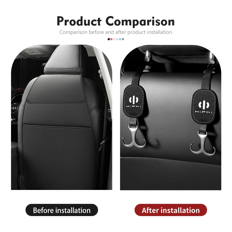 Крючок на заднее сиденье автомобиля меховая кожаная застежка аксессуары для
