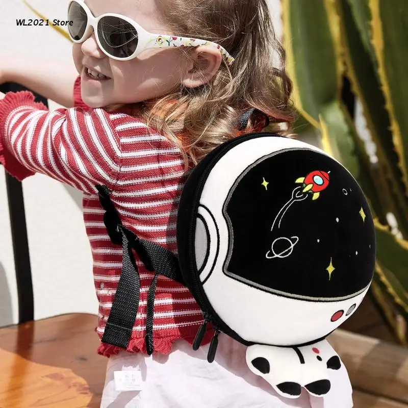 Toddler Backpack with Anti-Lost Harness Astronaut Daypack Detachable Safety Leash for Boys and Girls Age 1-3 Years Old