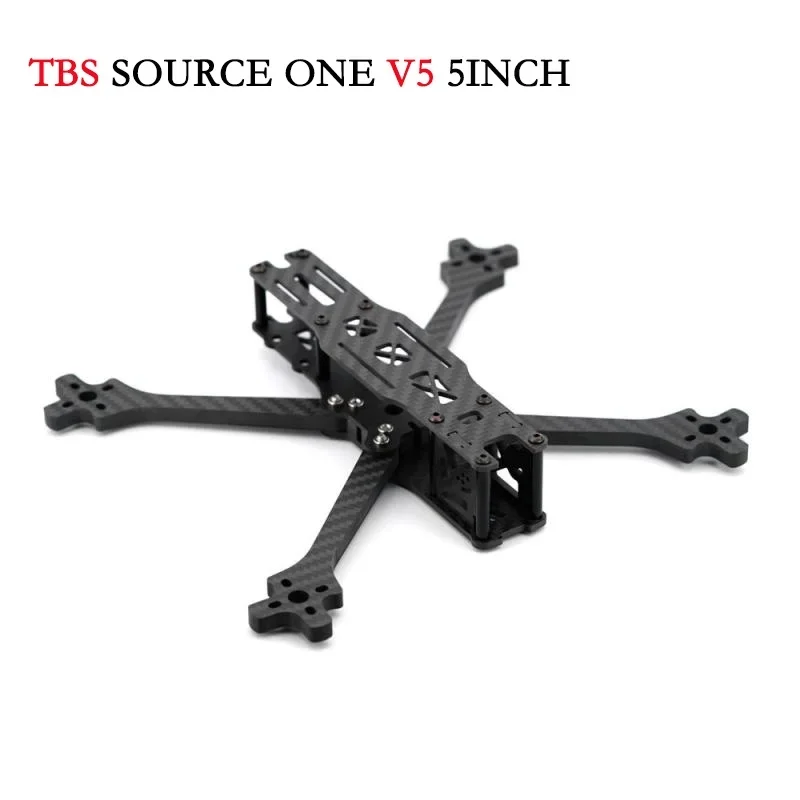 Оригинальные комплекты рам FPV TBS SOURCE ONE V5 Wide-stance X из углеродного волокна 5 дюймов