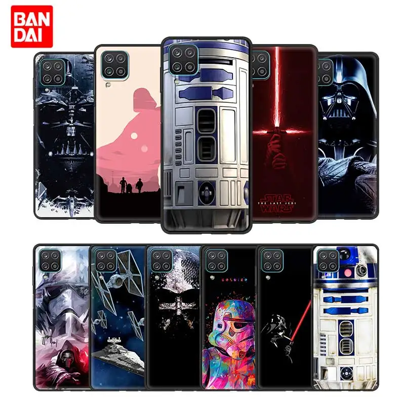 

Cover Case for Samsung Galaxy A12 A52 A32 A72 A22 A02 A21 A51 A21s A02s 4G 5G Trend Coque Capa Thin Cell Star Wars R2D2 Moon