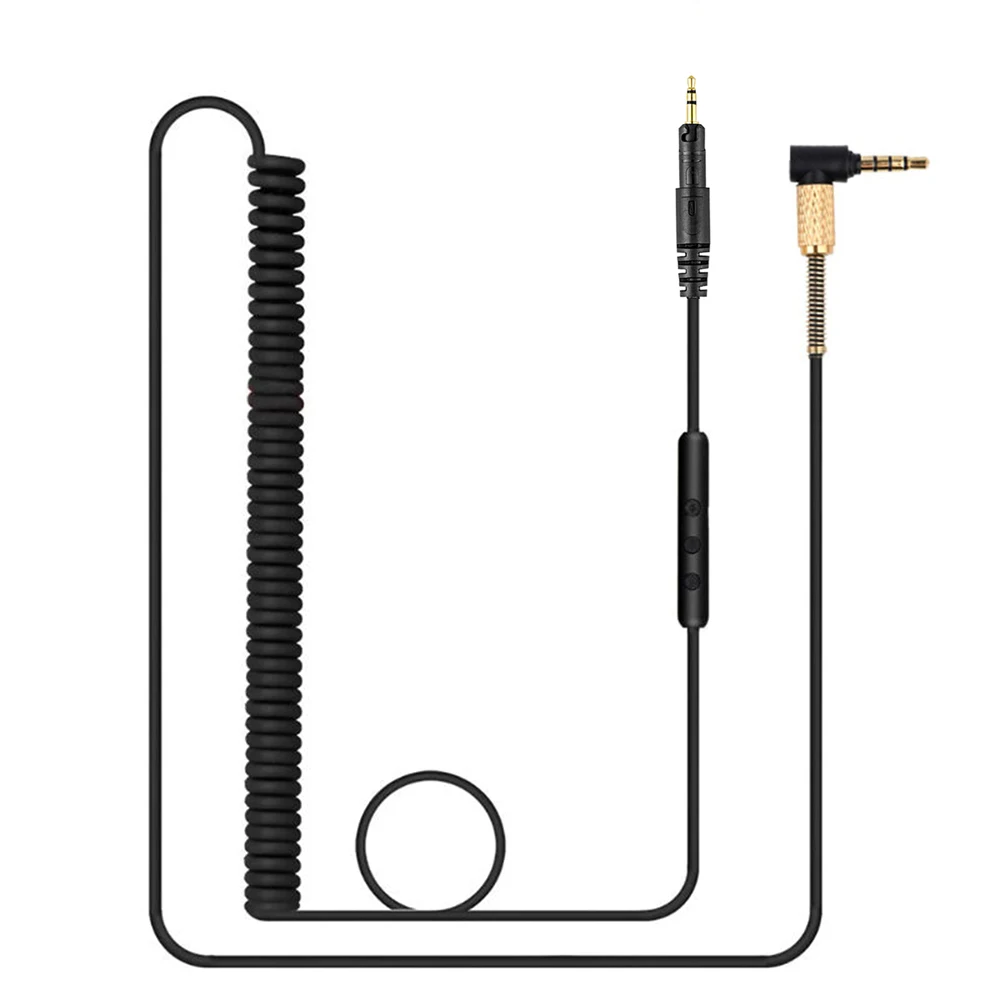 

Spring Replacement Cable Extension Cord for Audio Technica ATH-M50X ATH-M60X ATH-M40X ATH-M70X ATH M70X M60X M50X M40X Headphone