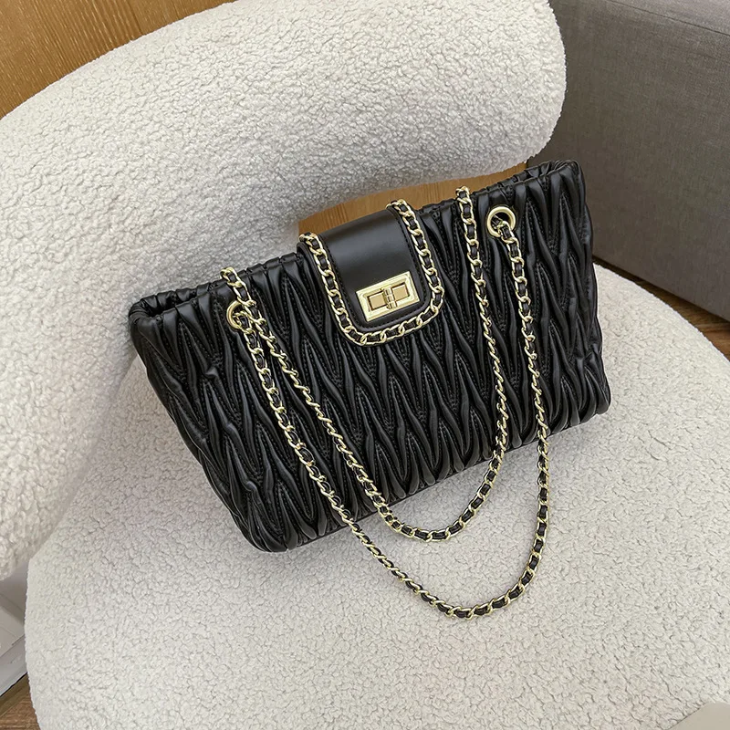 

2022 New Women's Rhombus Chain Large-capacity Shoulder Bag High-quality Net Red Oblique Cross Bag Fashion Trend Women's Bag