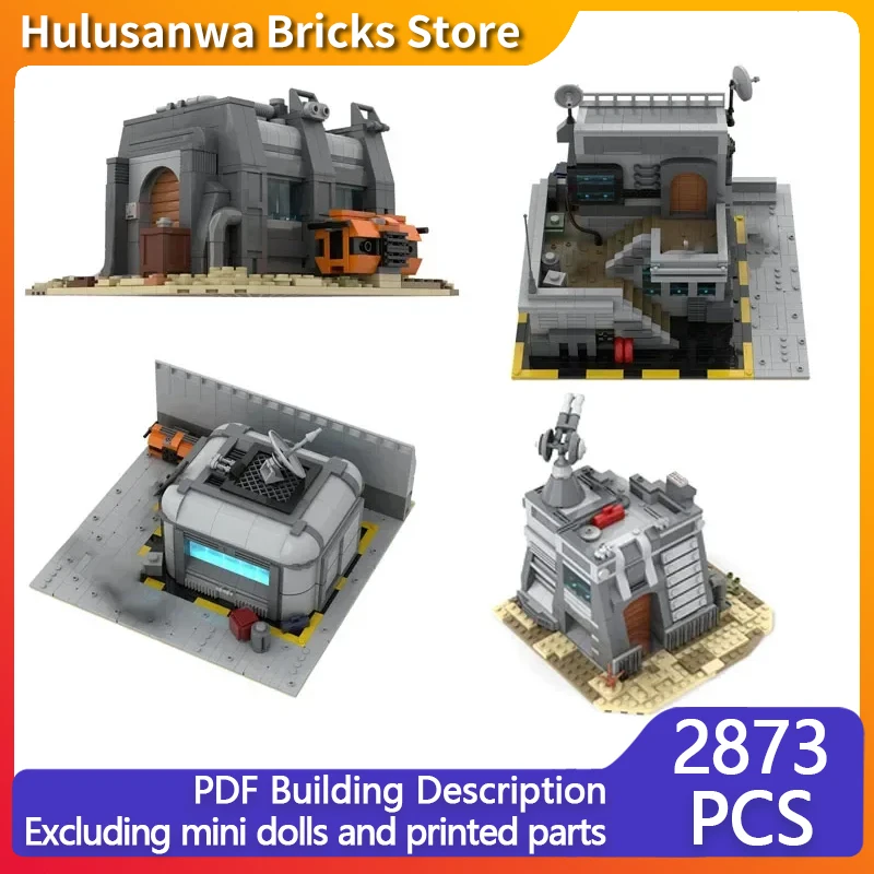 Модель фильмов со звездами MOC строительные кирпичи база первой войны