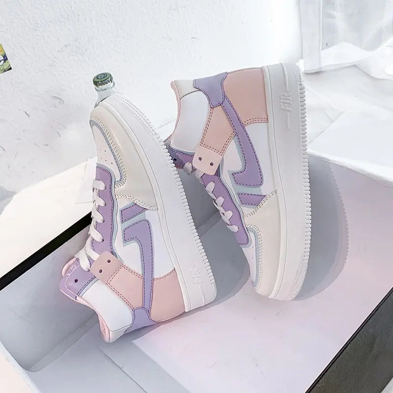 

Flats Woman Sneakers Women's Shoes Ladies Casual Breathable Female Vulcanized Shoes Lace Up Woman Comfort Walking Shoes