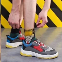 Носки мужские длинные с 3D-принтом#5