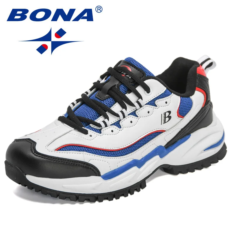 

BONA 2022 New Designers Fashion Street Style Comfortable Chunky Sneakers Men Sport Running Shoes Man Jogging Walking Footwear