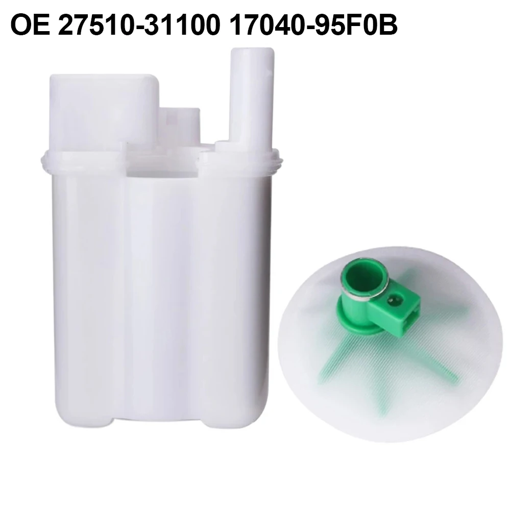 

1 PCS Fuel Pump Filter 1 PCS For Almera March Fuel Pump Strainer Plastic White 27510-31100 17040-95F0B 2006-2007