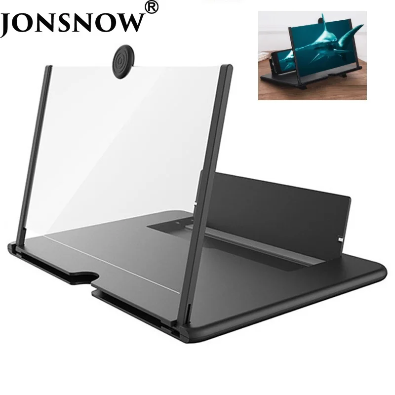 

10 Inch Mobile Phone Screen Magnifier Stand Eyes Protection Pull-out Enlarged Display Bracket Universal HD Movie Video Amplifier
