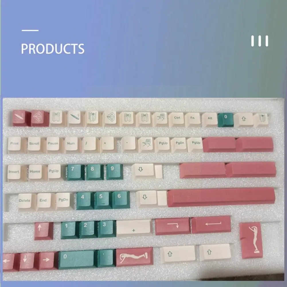 

142keys Gmk Keycaps Pbt Profile Sublimation Keycap Spacebar 6.25u 2u 1.75u 2.75u 1.25u 3u 7u Shift 2u Enovl 2.25u 1.5u E2z9