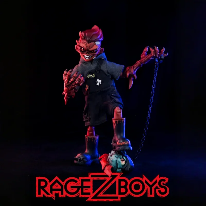Фото Коллекционная фигурка D one Studio Rage Zboys Series: Tooth Boy (Yazai) — версии Daily и Out of Control, модель-игрушка №5