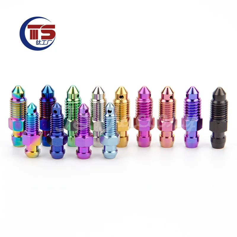 TS 10 шт. болт из титанового сплава шаг 1 0 ммM6 M7 M8 M10 гидравлическое масло дисковый