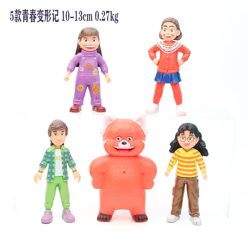 

5pcs/set Cute turning red Action Figures Toys 10-13cm