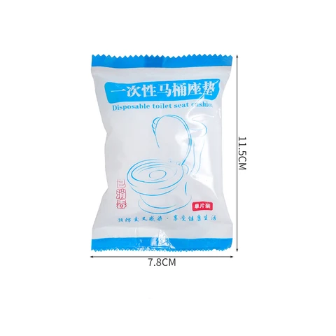 Теплая акриловая подушка для унитаза O-образная