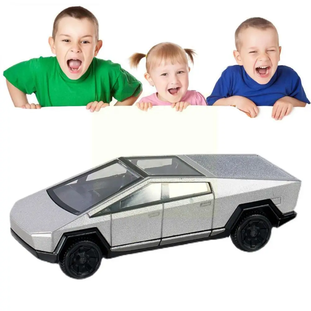 

1/64 Alloy Car Model Toy For Cybertruck Diecast Replica Model Car Vehicles Toy Children Gifts X0a1