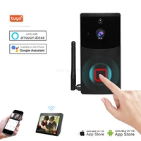 tuya video doorbell wifi intercom smart door bell hd 1080p remote monitoring doorbells home safety night vision alarm bells