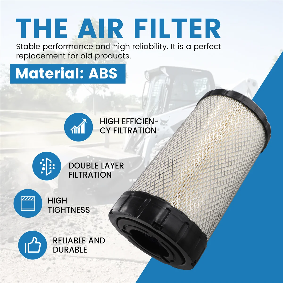 Элементы воздушного фильтра 6698057 6698058 Для Bobcat A300 S160 S185 S205 S220 S250 T180 T300 T320