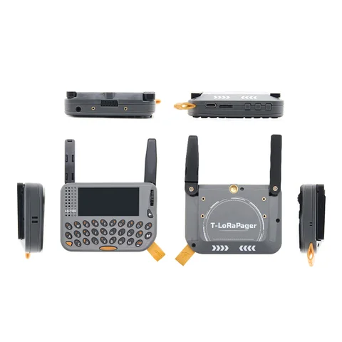 LILYGO ®   Пейджер T-LoRa Портативное устройство IoT ESP32-S3, дисплей 2,33 дюйма, клавиатура QWERTY, GPS NFC/RFID, версии SX1262 LoRa, датчик Al