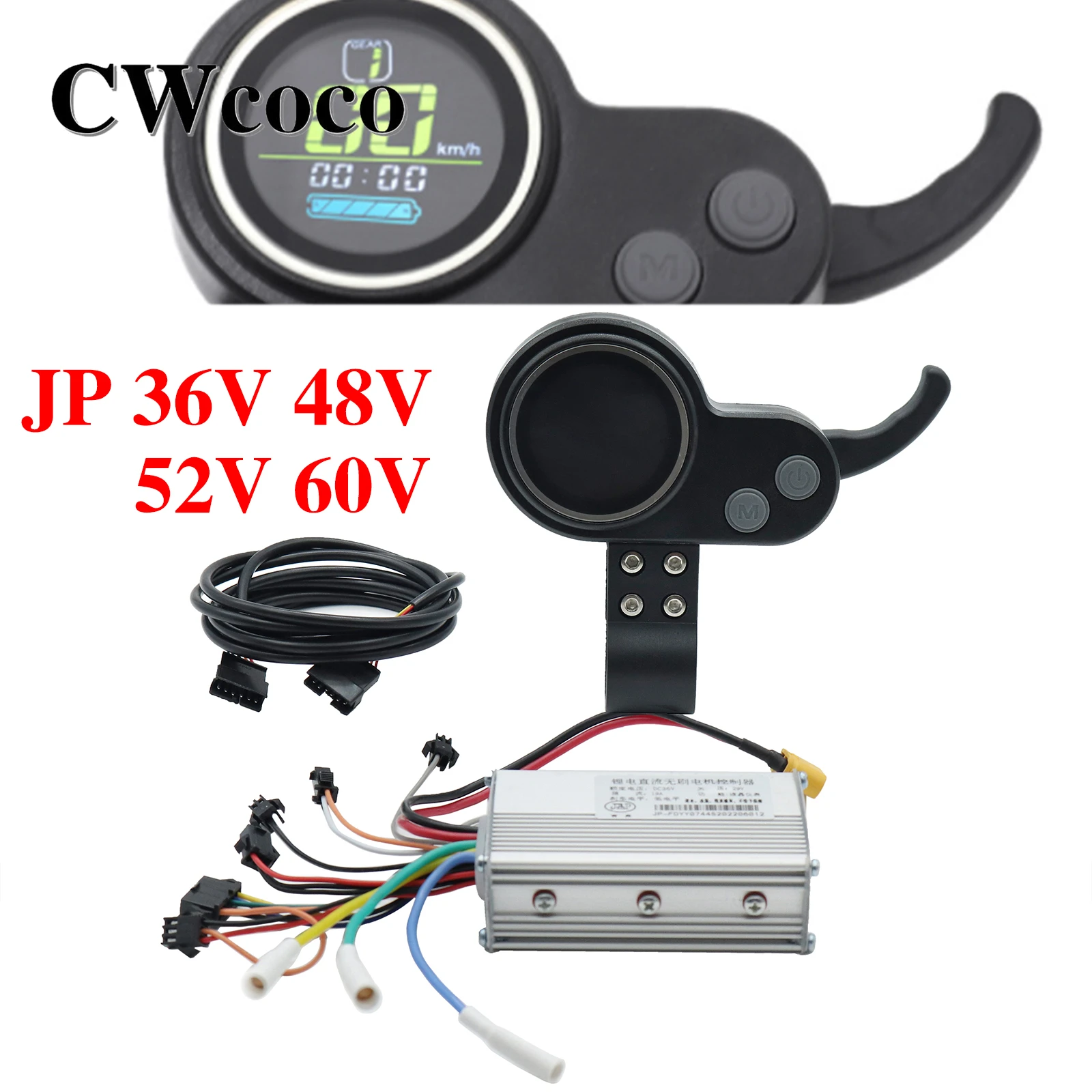 Jipin литиевый бесщеточный контроллер постоянного тока 36V48V52V60V Новый ЖК-Акселератор для SPEEDWAY Mini Iv и LEGER скейтборд Rema MINI4 PRO