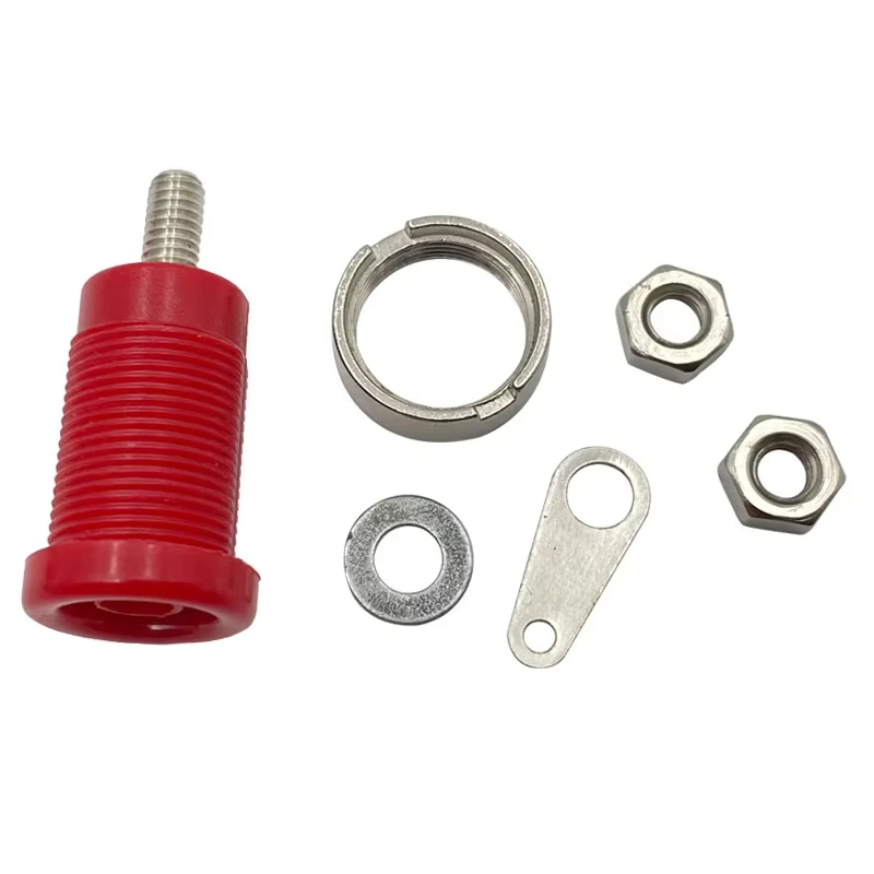 20 шт. изолированная безопасная 32A 4 мм разъем типа банан 5 цветов гнездовой для