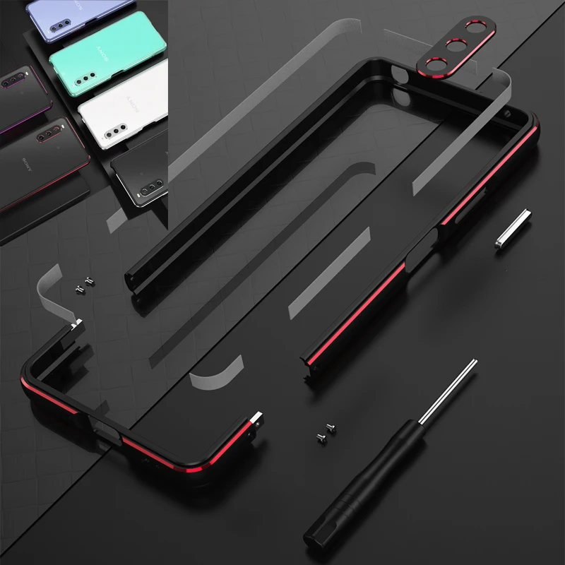 

Bumper Case For Sony Xperia 10 IV 10IV X10IV Metal Aluminum Frame Song Xperia 10 IV X10 IV Luxury Shockproof Phone Accessories
