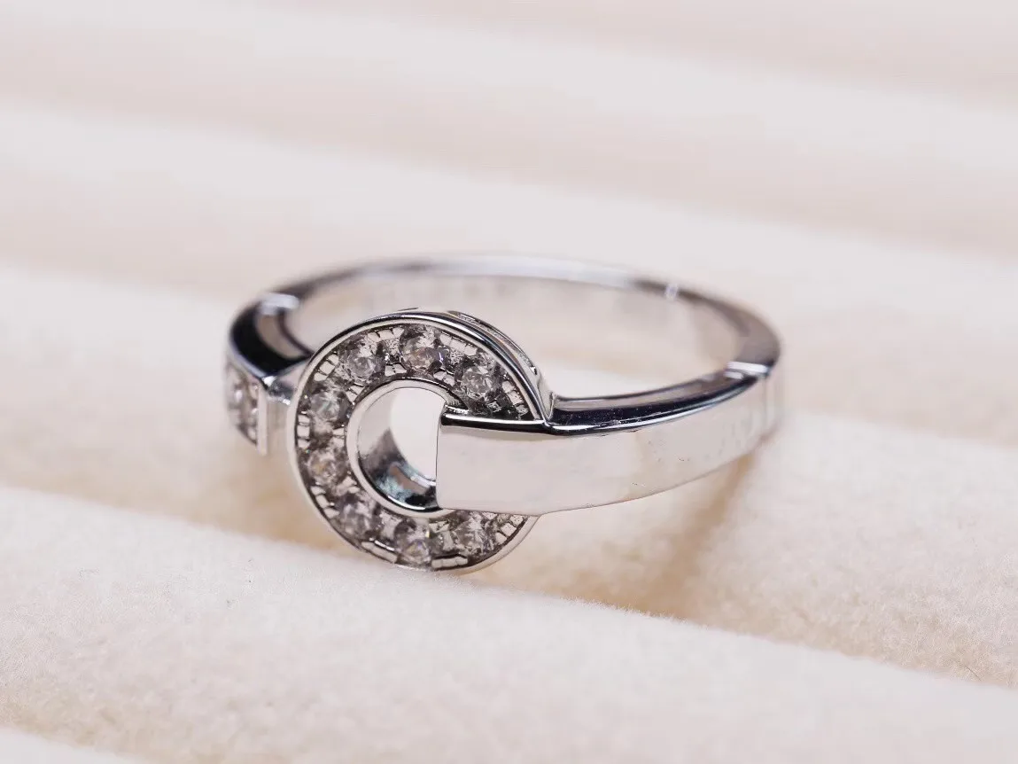 

Trendy Popular Brand Classic Europe 925 Sterling Silver Diamond Rings CZ Zirconia Wedding Couple Rings Engagement Ring Jewelry