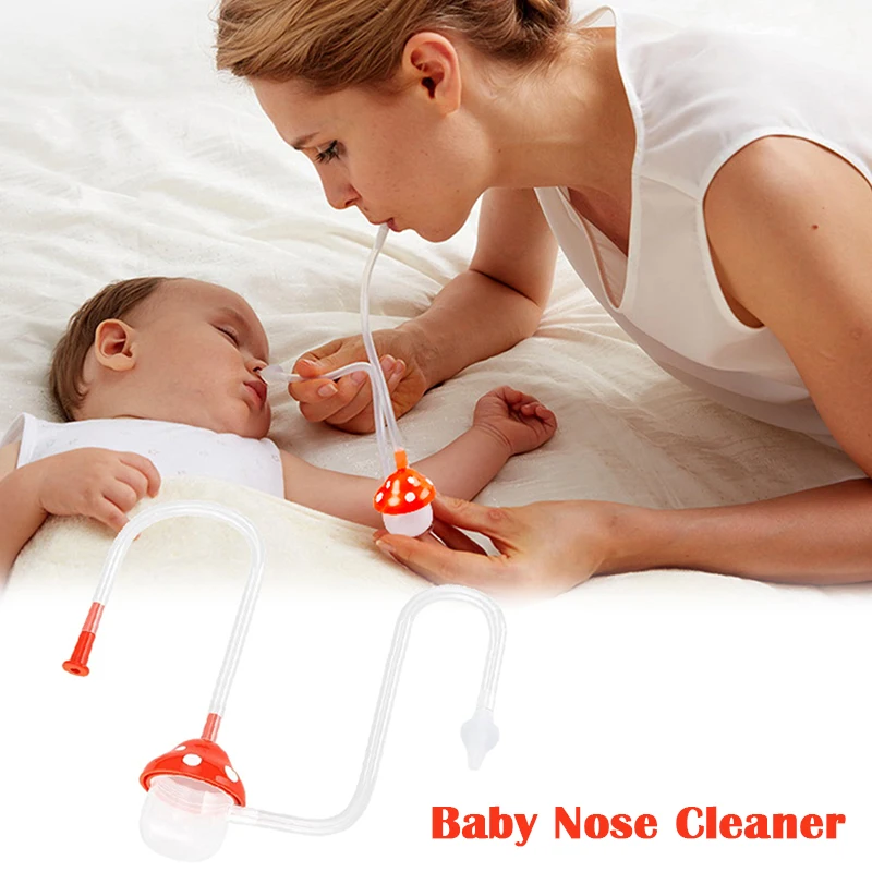 

1PC Baby Nose Cleaner Nasal Aspirator Baby Mucus Remover Newborn Hygiene Kit Mucus Runny Nose Inhaler Kids Healthy Care Stuff