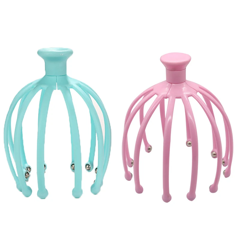 

1PC Head claw Massager Body Massager Octopus Head Scalp Neck Equipment Stress Release Relax Massage Relief Care Massage