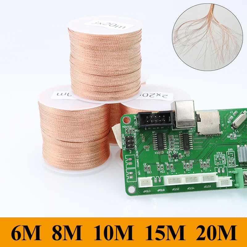 

Медная оплетка для распайки 6/8/10/15/20 м